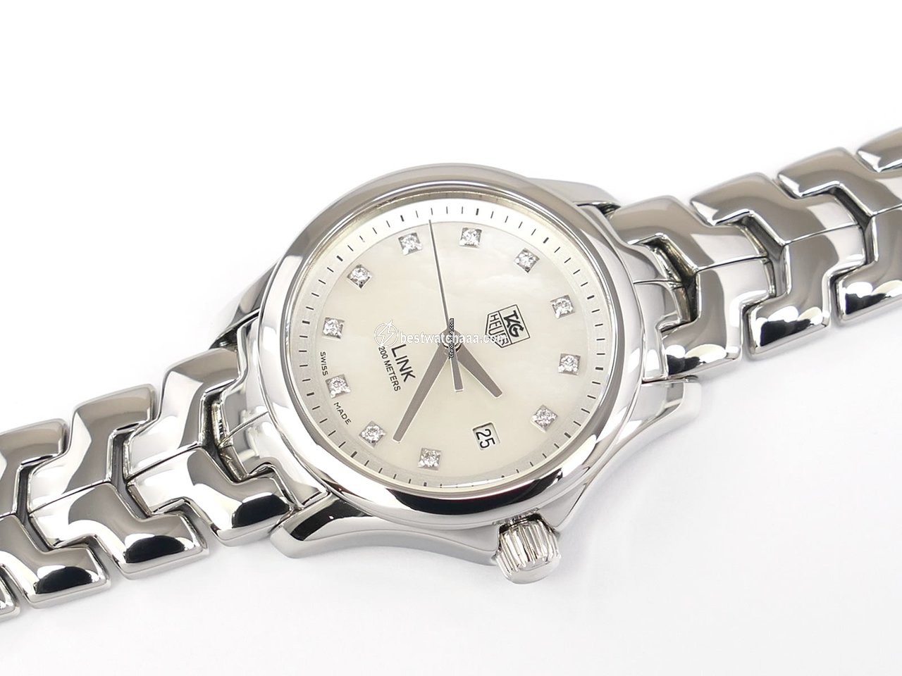 IMG_9085 TAG Heuer Link Lady Womens watch Quartz Steel WJF1317.BA0572 Replica 2