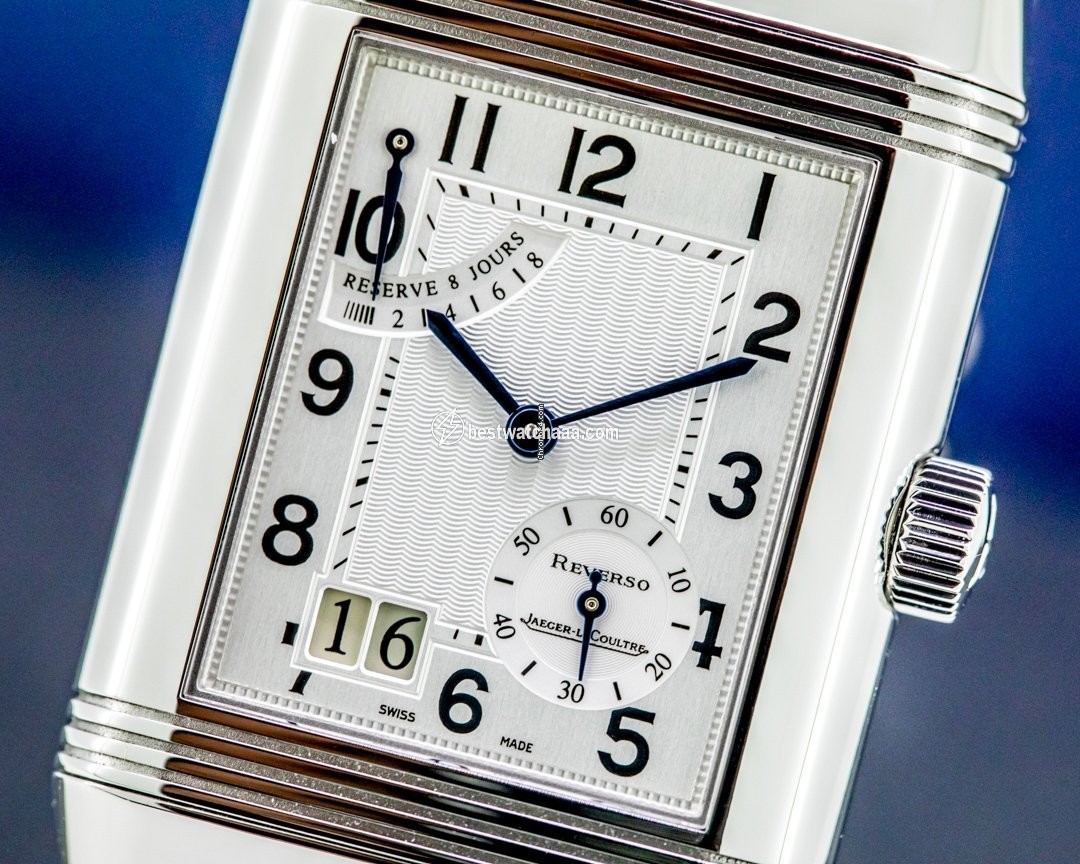 IMG_9085 Jaeger-LeCoultre Reverso Grande Date Mens watch Unisex Manual winding Steel 300.84.20 Replica 2