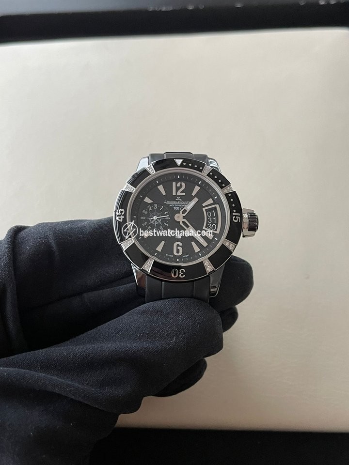 IMG_9085 Jaeger-LeCoultre Master Compressor Diving GMT Womens watch Automatic Ceramic 161.l.61.S Replica 2