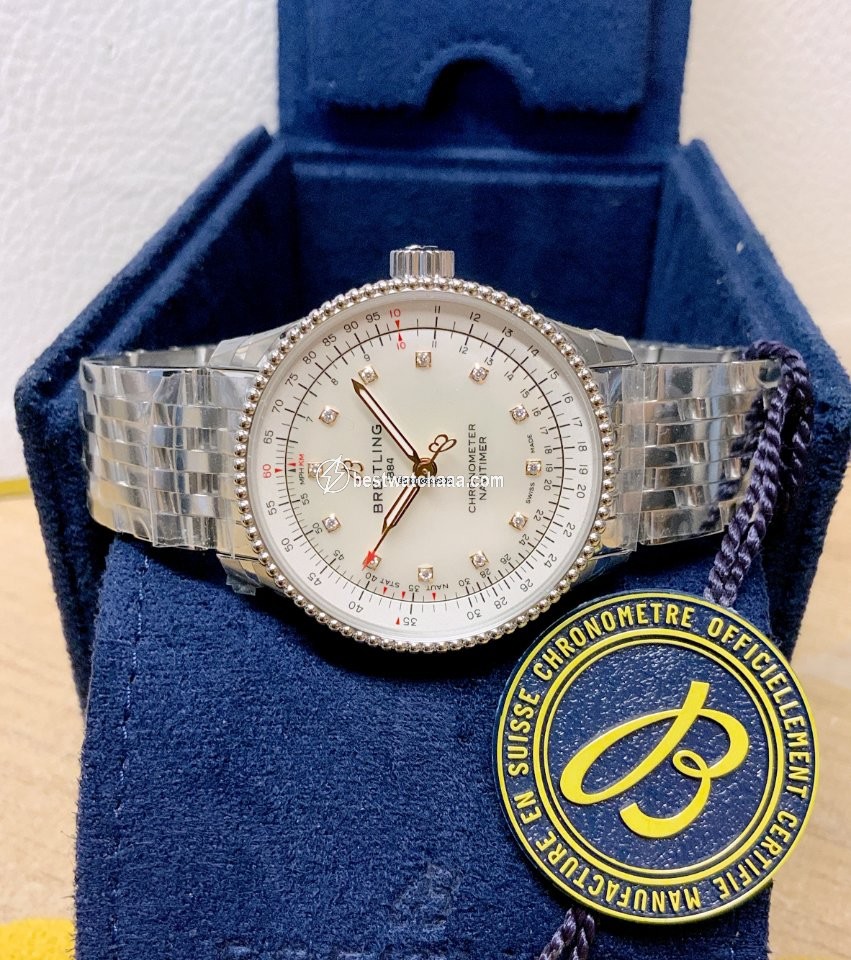 IMG_9085 Breitling Navitimer Womens watch Automatic Steel A17395211A1A1 Replica 2