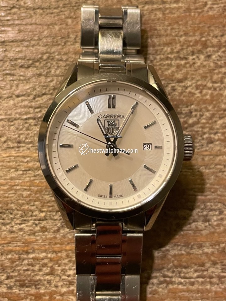 IMG_9085 TAG Heuer Carrera Lady Womens watch Quartz Steel WV1415.BA0793 Replica 2