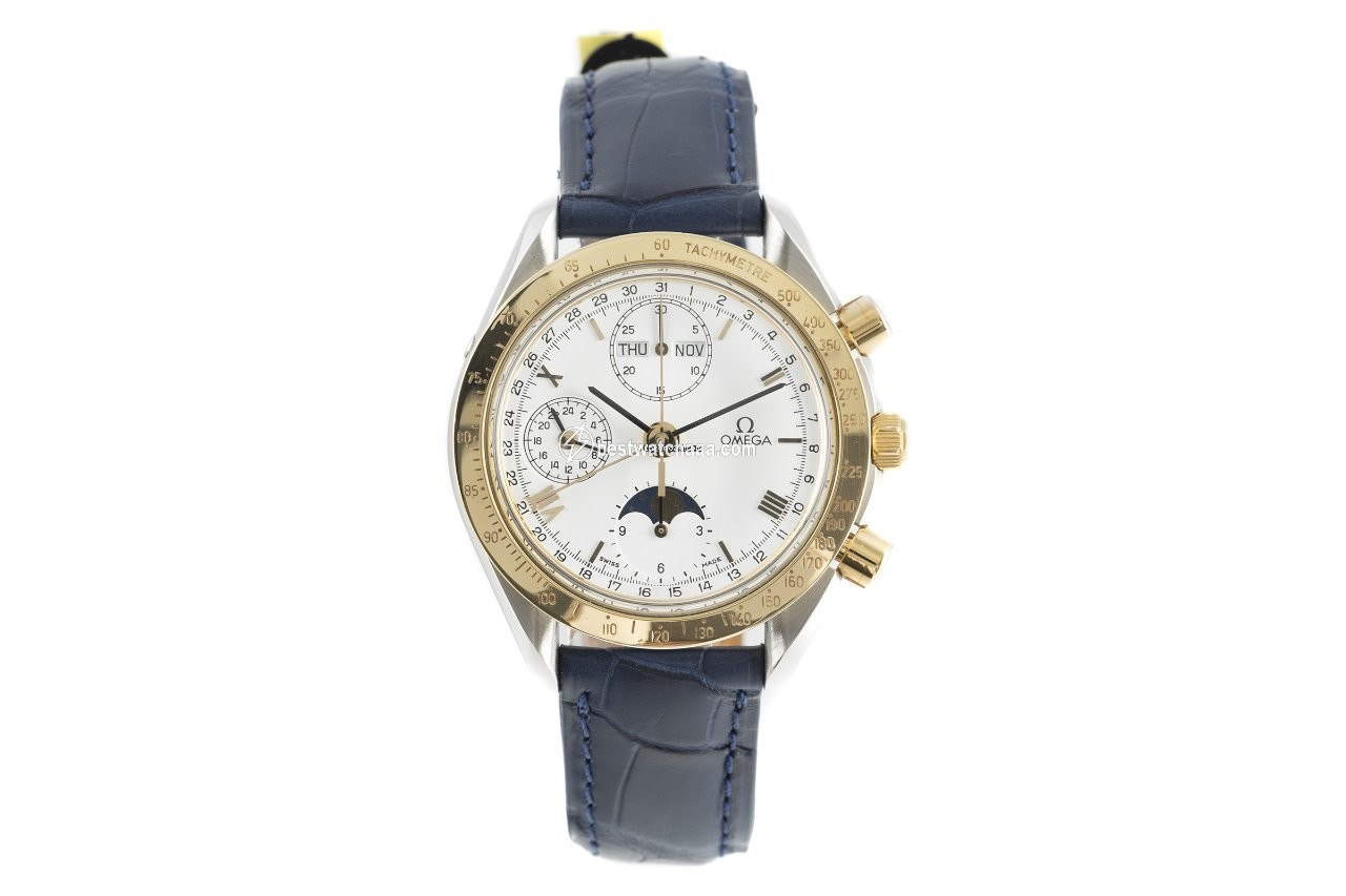 IMG_9085 Omega Speedmaster Date Mens watch Unisex Automatic Gold Steel 175.0034 Replica 2