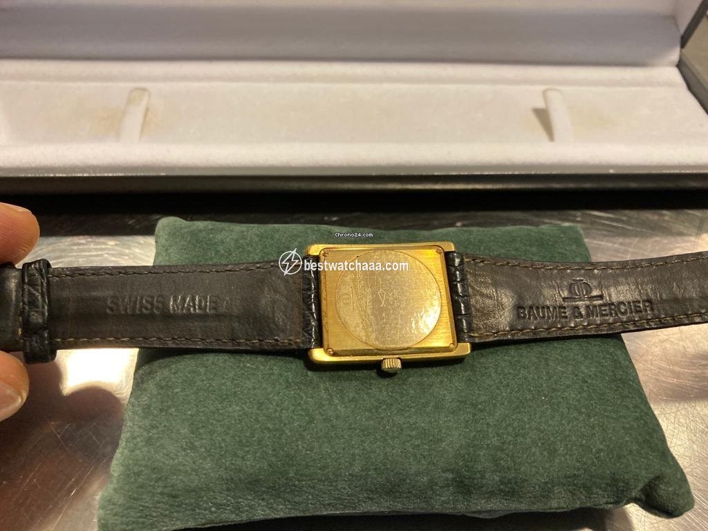 IMG_9085 Baume & Mercier Mens watch Unisex Manual winding Yellow gold 37342 Replica 2
