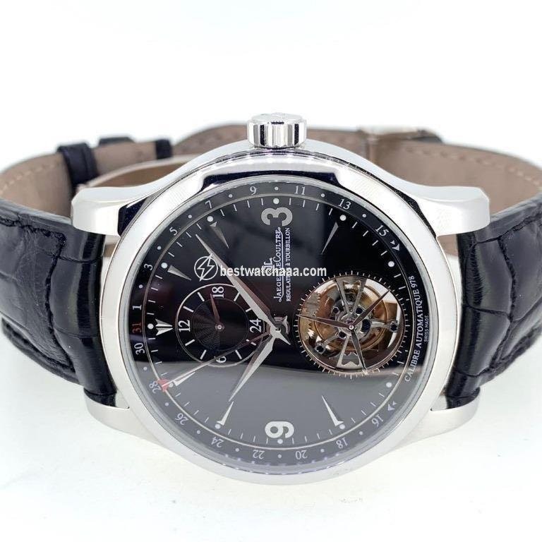 IMG_9085 Jaeger-LeCoultre Master Grand Tourbillon Mens watch Unisex Automatic Platinum Q1666470 Replica 2