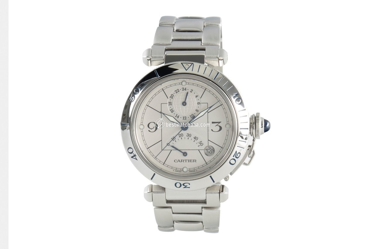 IMG_9085 Cartier Pasha Mens watch Unisex Automatic Steel 2388 Replica 2