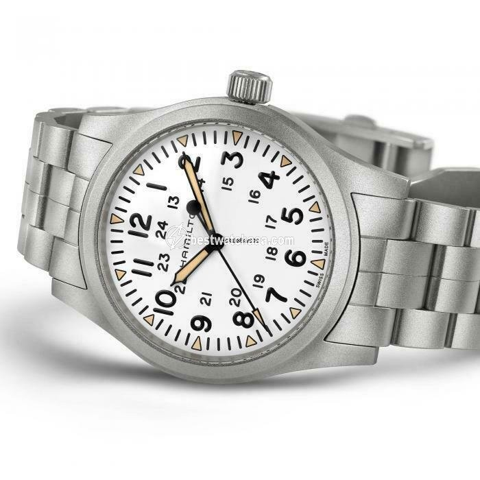 IMG_9085 Hamilton Khaki Field Mens watch Unisex Manual winding Steel H69439111 Replica 2