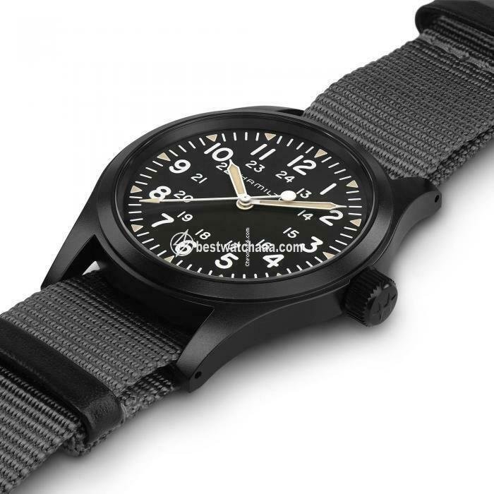 IMG_9085 Hamilton Khaki Field Mens watch Unisex Manual winding Steel H69409930 Replica 2