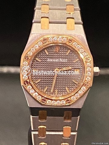 IMG_9085 Audemars Piguet Royal Oak Womens watch Quartz Gold Steel SA66319 Z 0722 Replica 2
