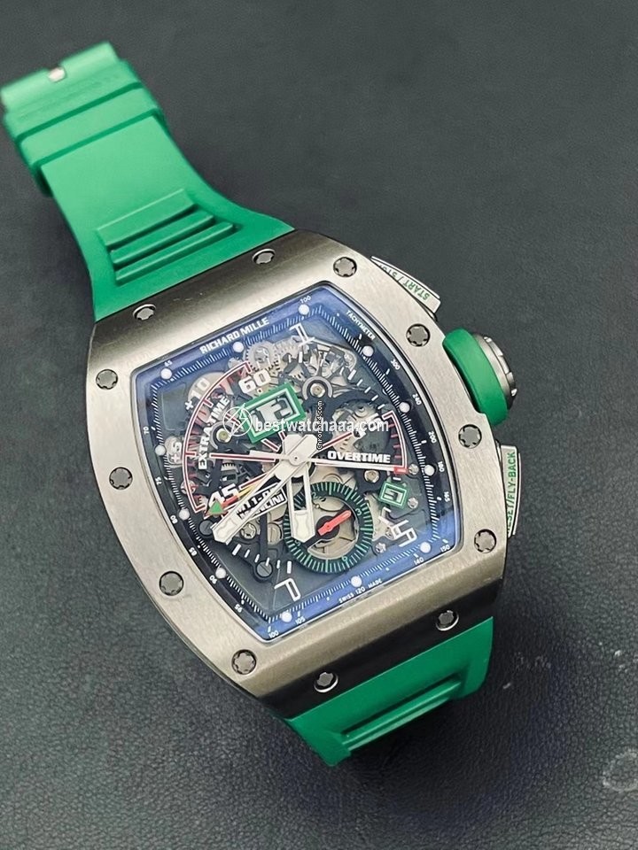 IMG_9085 Richard Mille RM 011 Mens watch Unisex Automatic Titanium Richard Mille Roberto Mancini Titanium RM11-01 Replica 2