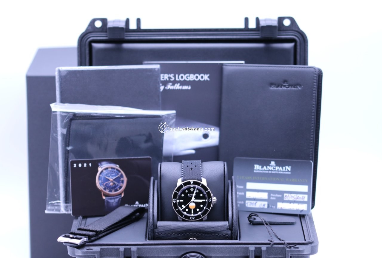 IMG_9085 Blancpain Fifty Fathoms Mens watch Unisex Automatic Steel 5008-11B30-NABA Replica 2