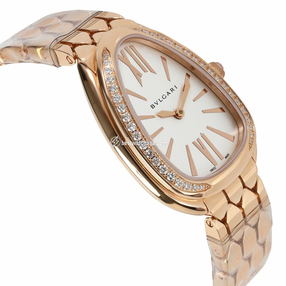 IMG_9085 Bulgari Serpenti Womens watch Quartz Rose gold 103146 Replica 2