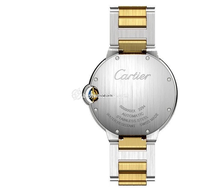 IMG_9085 Cartier Ballon Bleu 36mm Mens watch Unisex Automatic Gold Steel W2BB0030 Replica 2