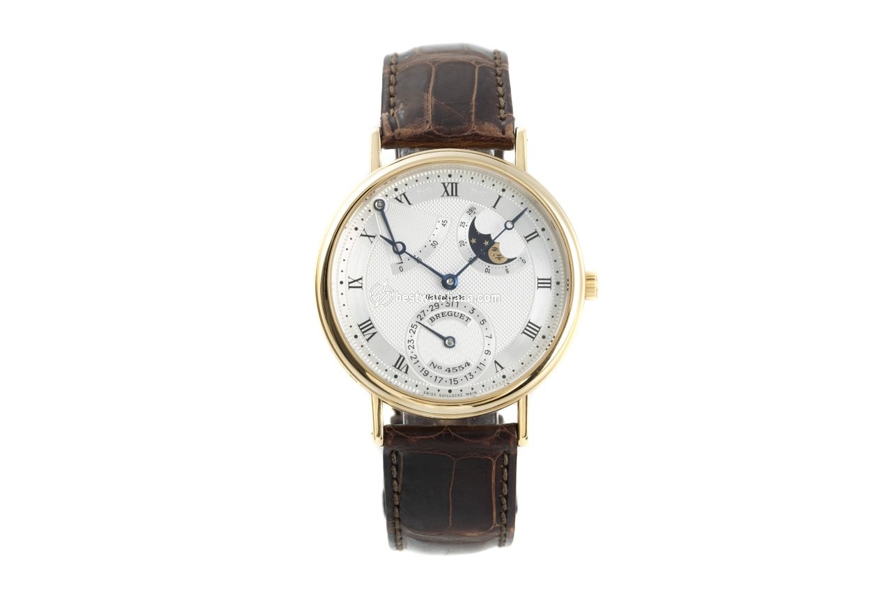 IMG_9085 Breguet Classique Mens watch Unisex Automatic Yellow gold 3137BA 11 986 Replica 2