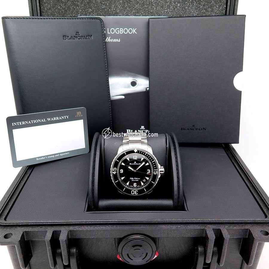 IMG_9085 Blancpain Fifty Fathoms Mens watch Unisex Automatic Steel 5015-1130-71S Replica 2