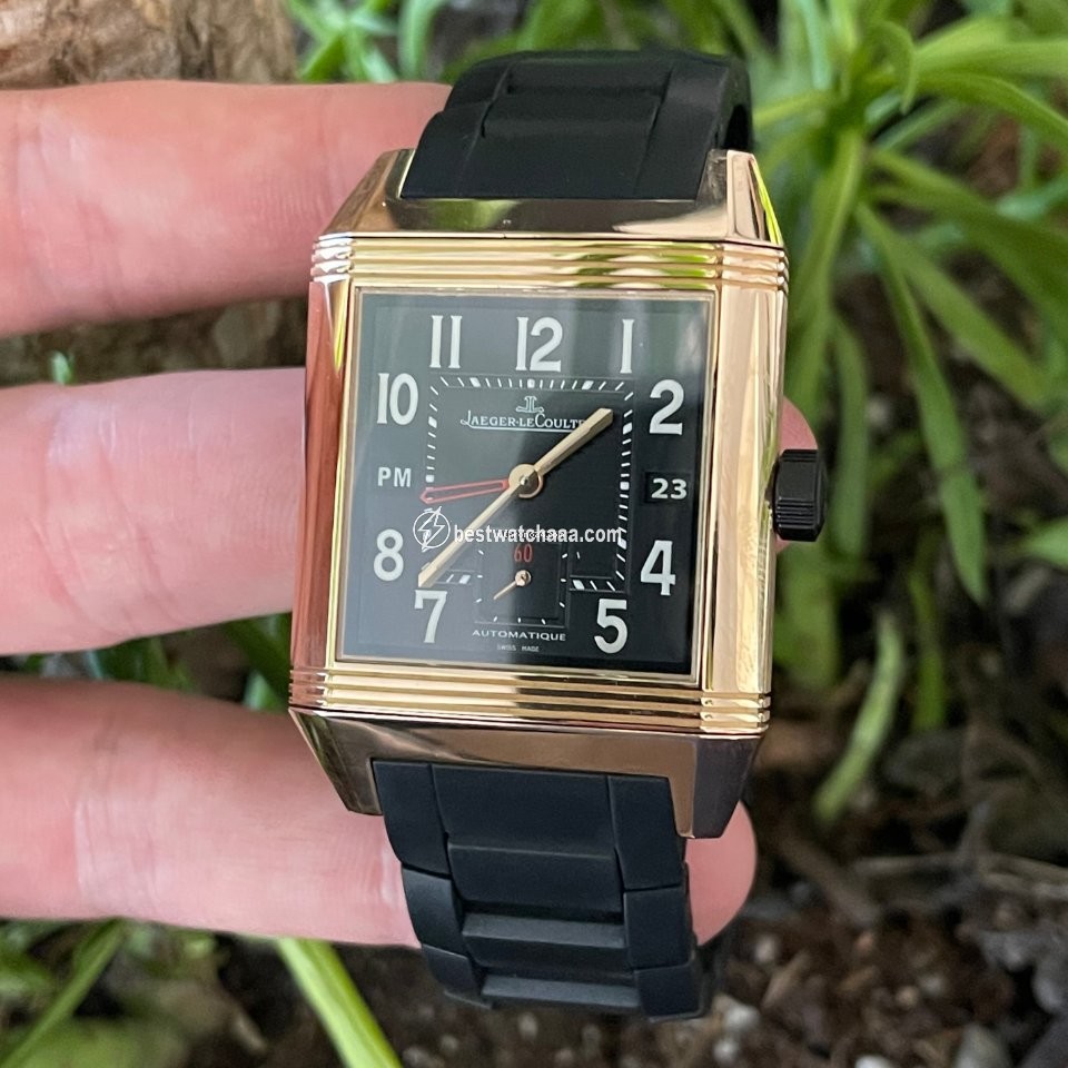 IMG_9085 Jaeger-LeCoultre Reverso Squadra Hometime Rose gold Q7002671 Replica 2