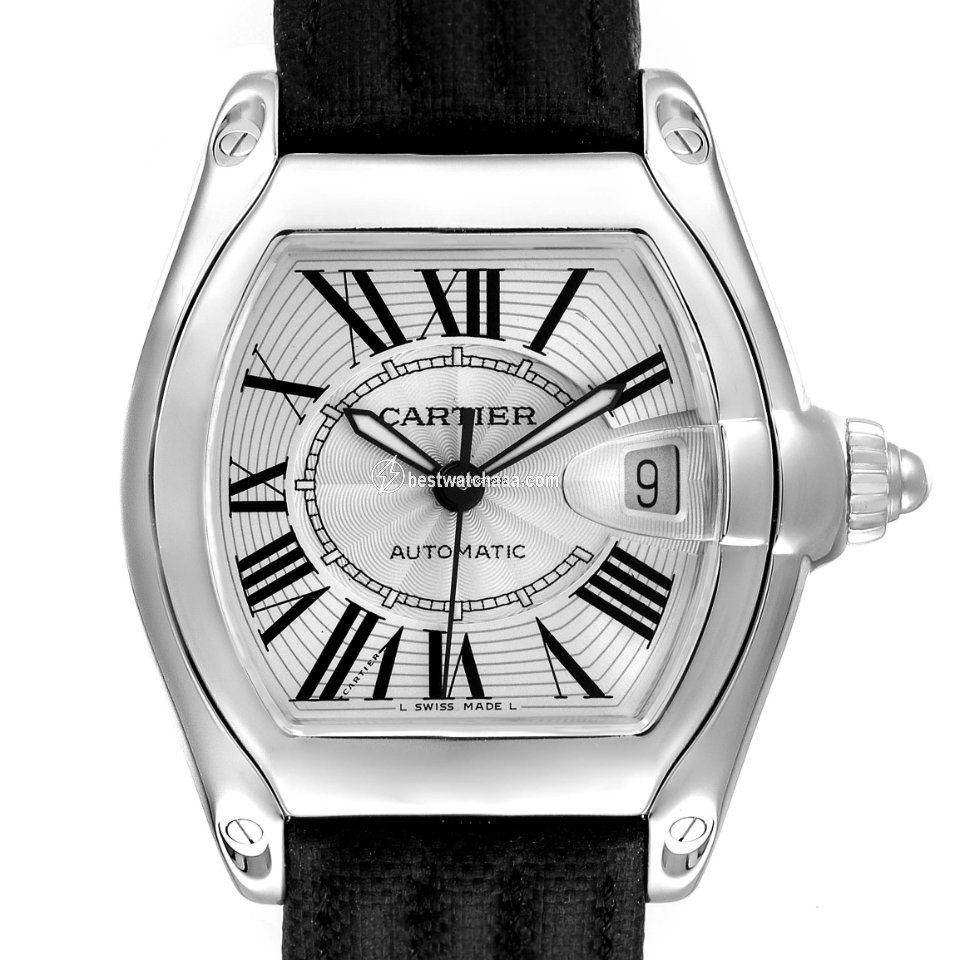 IMG_9085 Cartier Roadster Mens watch Unisex Automatic Steel W62025V3 Replica 2