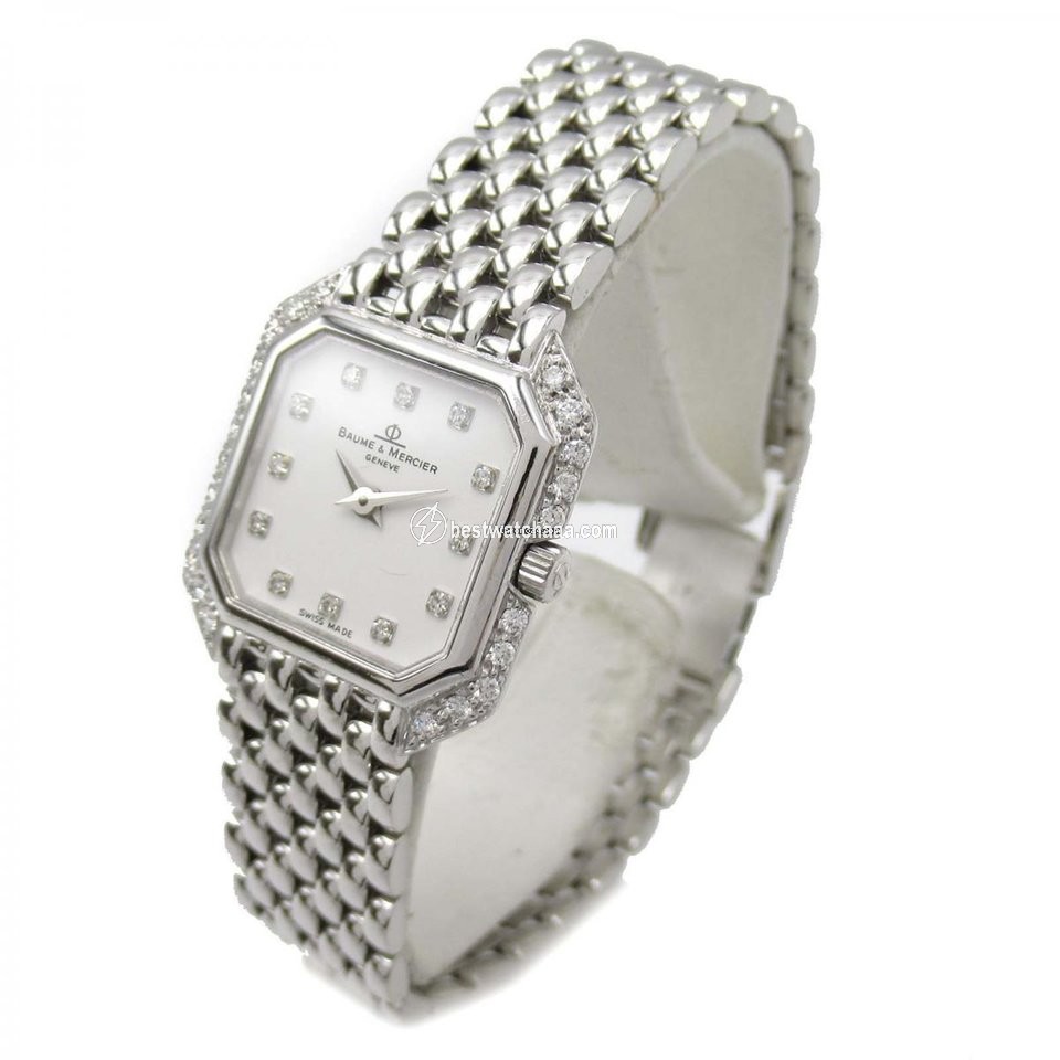 IMG_9085 Baume & Mercier Womens watch Quartz White gold 18259 Replica 2