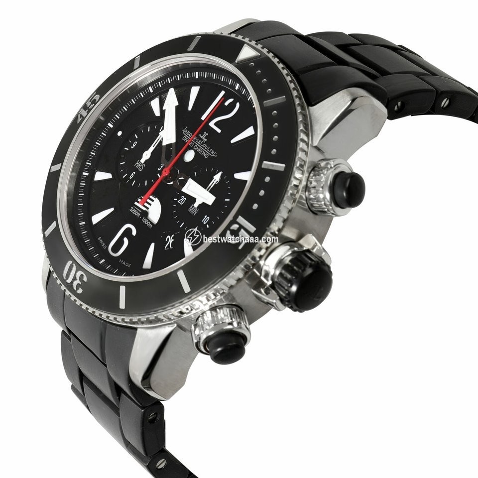 IMG_9085 Jaeger-LeCoultre Master Compressor Diving Chronograph GMT Navy SEALs Mens watch Unisex Automatic Titanium GMT 159.T.C7 Replica 2