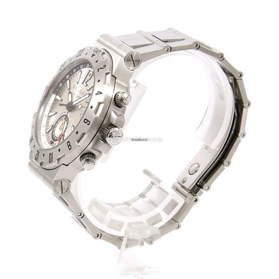IMG_9085 Bulgari Diagono Mens watch Unisex Automatic GMT40S GMT40C5SSD Replica 2