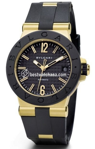 IMG_9085 Bulgari Diagono Womens watch Automatic Yellow gold DG35BGVD Replica 2