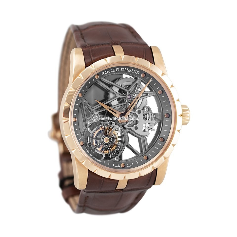 IMG_9085 Roger Dubuis Excalibur Mens watch Unisex Automatic Rose gold RDDBEX0392 Replica 2