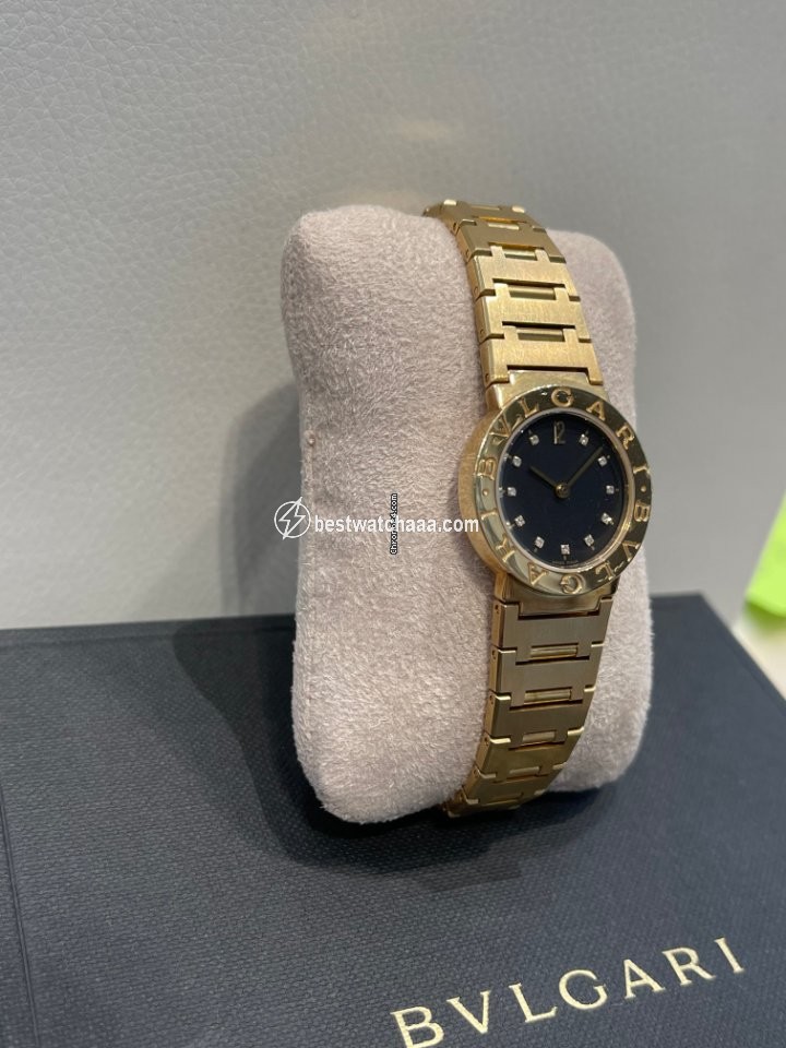 IMG_9085 Bulgari Bulgari Womens watch Quartz Yellow gold BB 26 GG Replica 2