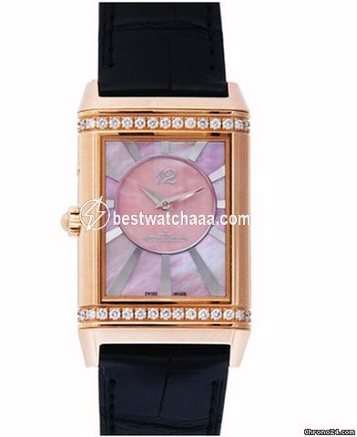 IMG_9085 Jaeger-LeCoultre Grande Reverso Lady Ultra Thin Duetto Duo Womens watch Manual winding Rose gold Q3302421 Replica 2