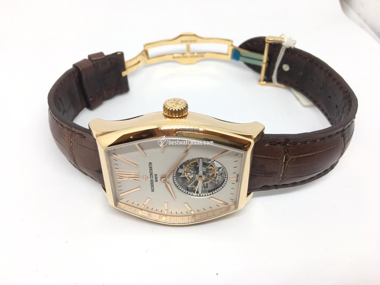IMG_9085 Vacheron Constantin Malte Mens watch Unisex Manual winding Rose gold X30R5618 Replica 2
