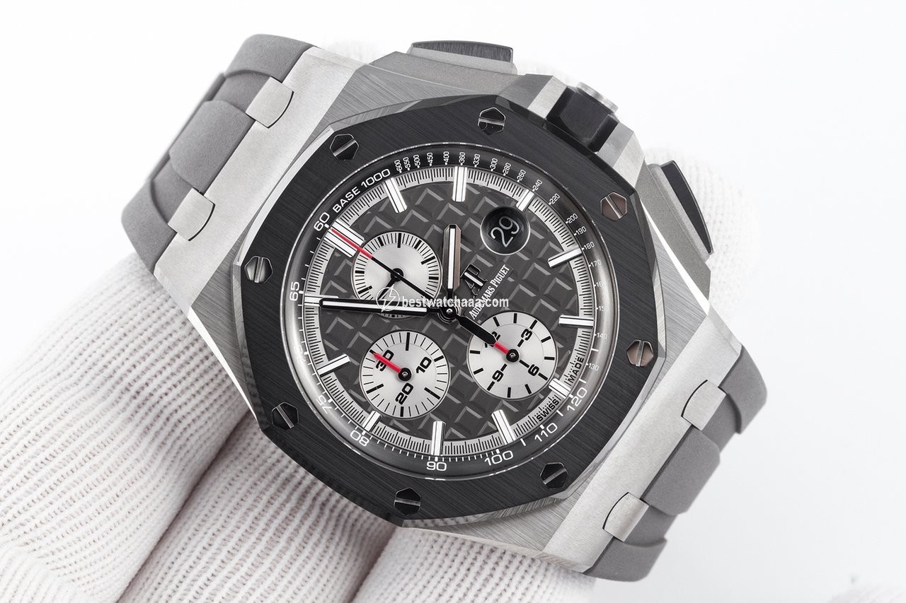 IMG_9085 Audemars Piguet Royal Oak Offshore Chronograph Mens watch Unisex Automatic Titanium 26400IO.OO.A004CA.01 Replica 2