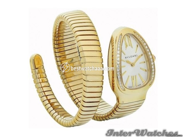 IMG_9085 Bulgari Serpenti Womens watch Quartz Gold Steel SP35C6GDG1T Replica 2