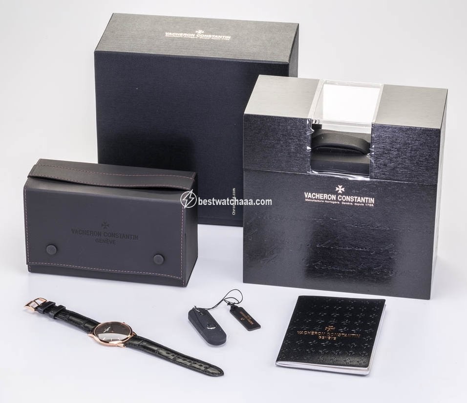 IMG_9085 Vacheron Constantin Patrimony Mens watch Unisex Manual winding Rose gold 81180 000R-9162 Replica 2