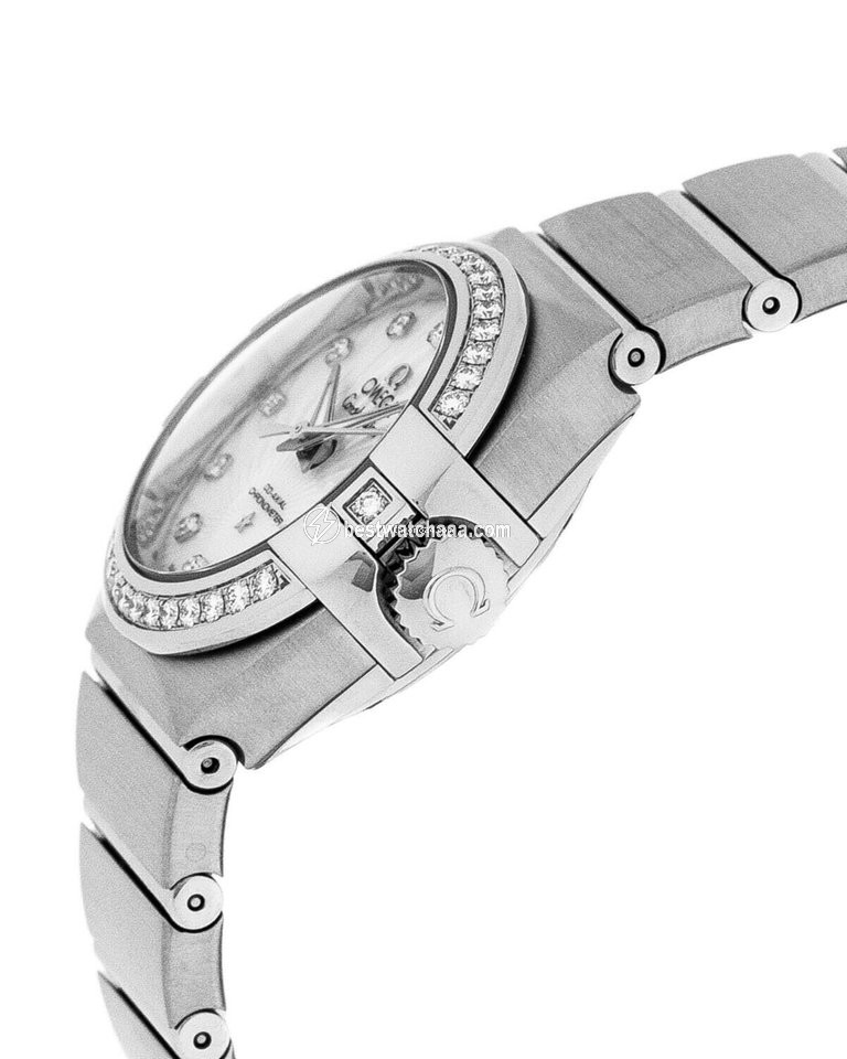 IMG_9085 Omega Constellation Ladies Womens watch Quartz Steel 123.15.27.20.55.001 Replica 2