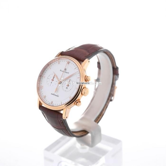 IMG_9085 Blancpain Villeret Mens watch Unisex Automatic Rose gold 4082-3642-55A Replica 2
