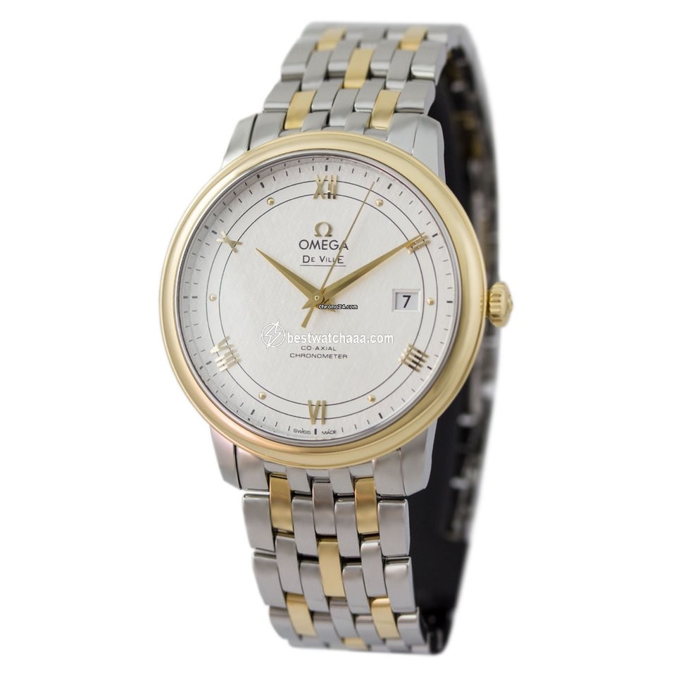 IMG_9085 Omega De Ville Prestige Mens watch Unisex Automatic Gold Steel 424.20.40.20.02.001 Replica 2
