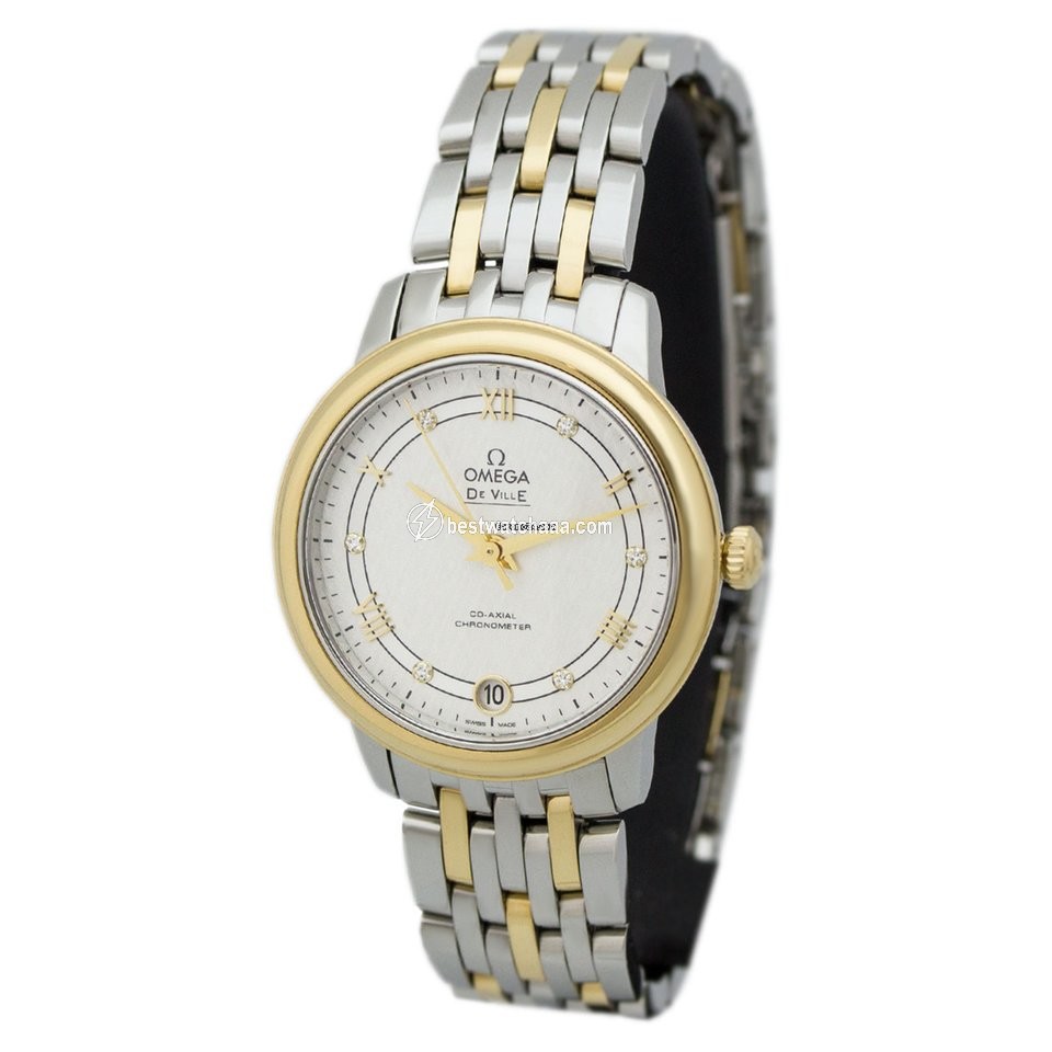 IMG_9085 Omega De Ville Prestige Womens watch Automatic Gold Steel 424.20.33.20.52.001 Replica 2