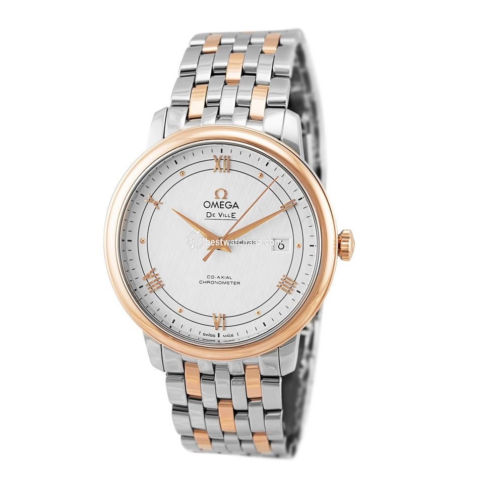 IMG_9085 Omega De Ville Prestige Mens watch Unisex Automatic Gold Steel 424.20.40.20.02.002 Replica 2