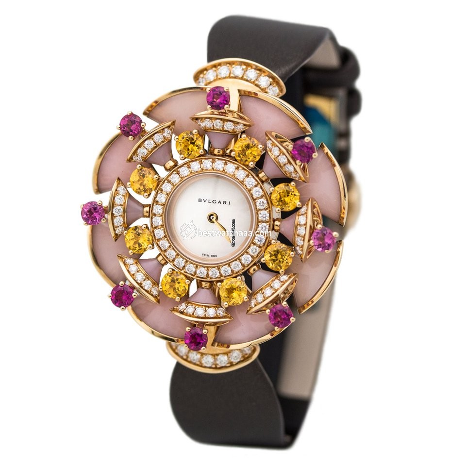 IMG_9085 Bulgari Womens watch Quartz Rose gold 102420 DVP39WGD1OTGL Replica 2