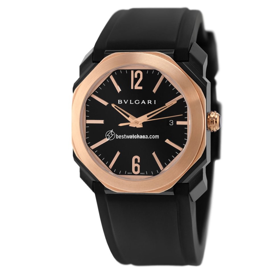 IMG_9085 Bulgari Octo Mens watch Unisex Automatic Gold Steel 102485 BGO41BBSPGVD Replica 2