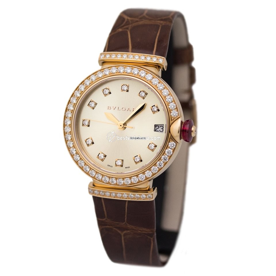 IMG_9085 Bulgari Lucea Womens watch Automatic Rose gold 102646 LUP33C6GDLD 11.A Replica 2