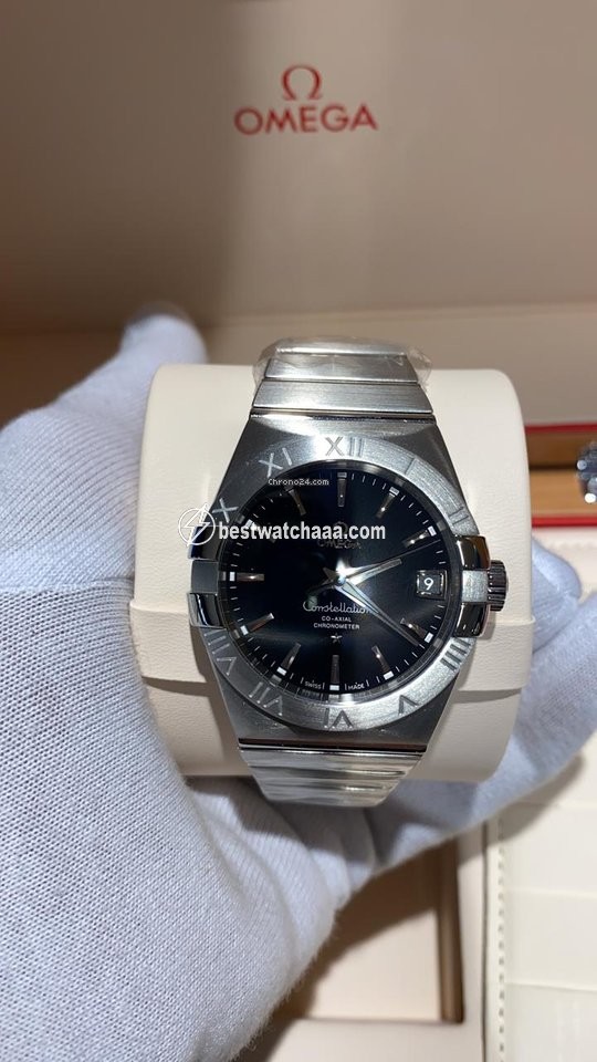 IMG_9085 Omega Constellation Men Mens watch Unisex Automatic Steel 123.10.38.21.01.001 Replica 2
