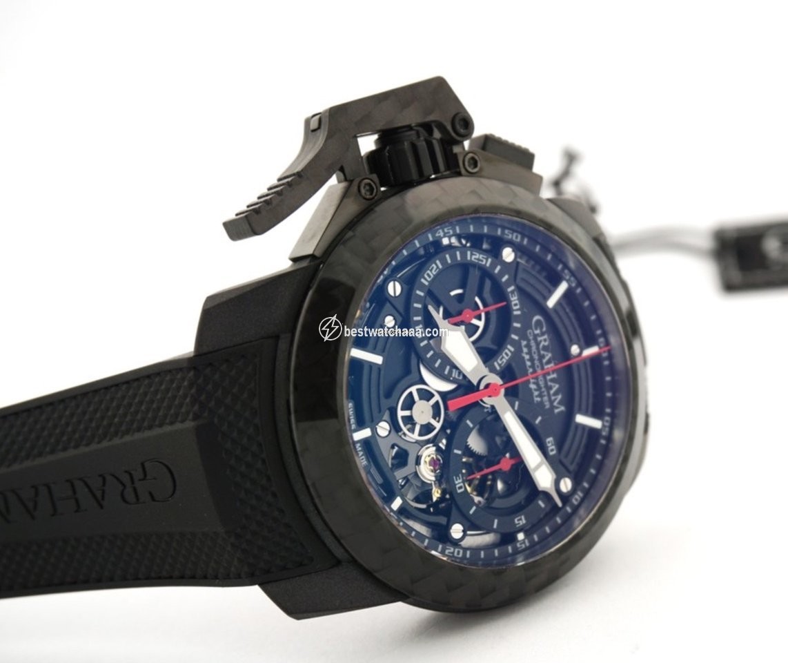IMG_9085 Graham Chronofighter Oversize Mens watch Unisex Automatic Carbon 2CCBK.B25A Replica 2