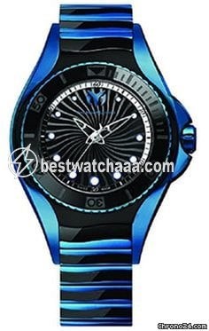 IMG_9085 Technomarine Blue Manta Mens watch Unisex Quartz Ceramic 214005 Replica 2