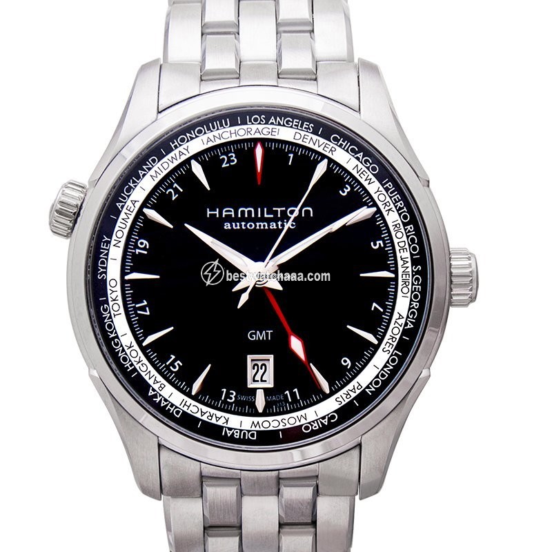 IMG_9085 Hamilton Jazzmaster GMT Auto Mens watch Unisex Automatic Steel H32695131 Replica 2