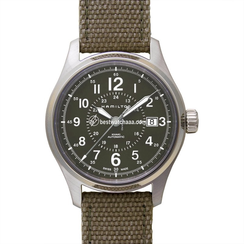 IMG_9085 Hamilton Khaki Field Mens watch Unisex Automatic Steel H70595963 Replica 2