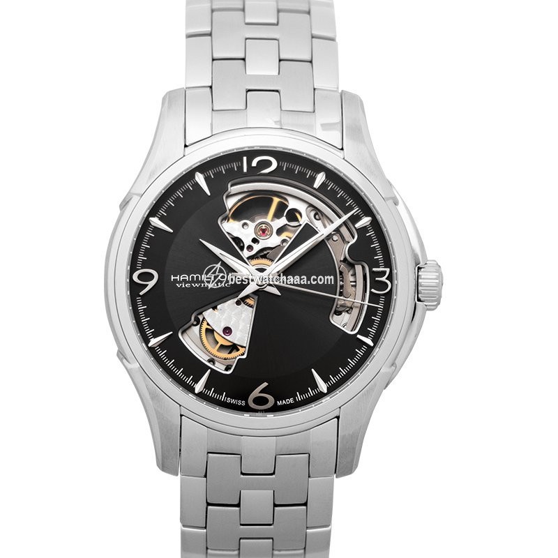 IMG_9085 Hamilton Jazzmaster Open Heart Mens watch Unisex Automatic Steel H32565185 Replica 2