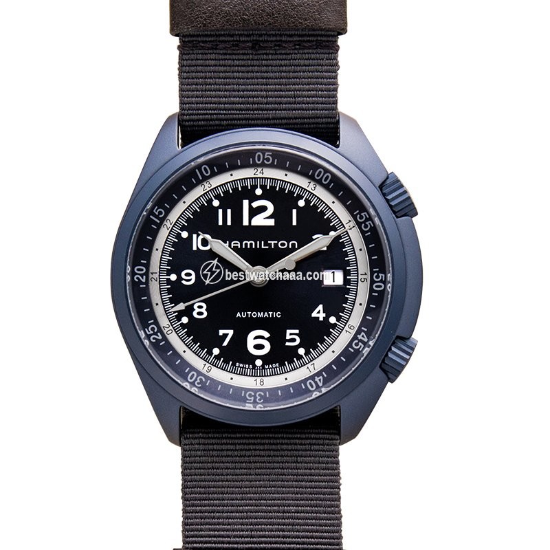 IMG_9085 Hamilton Khaki Pilot Pioneer Mens watch Unisex Automatic Aluminum H80495845 Replica 2