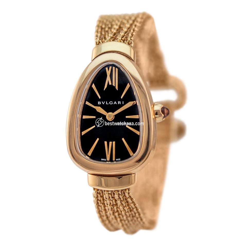 IMG_9085 Bulgari Serpenti Womens watch Quartz Rose gold 102728 SPP27BGG Replica 2