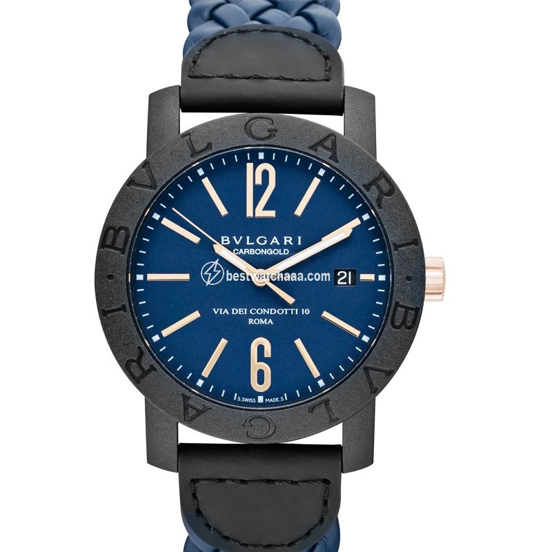 IMG_9085 Bulgari Mens watch Unisex Automatic Carbon 102634 Replica 2