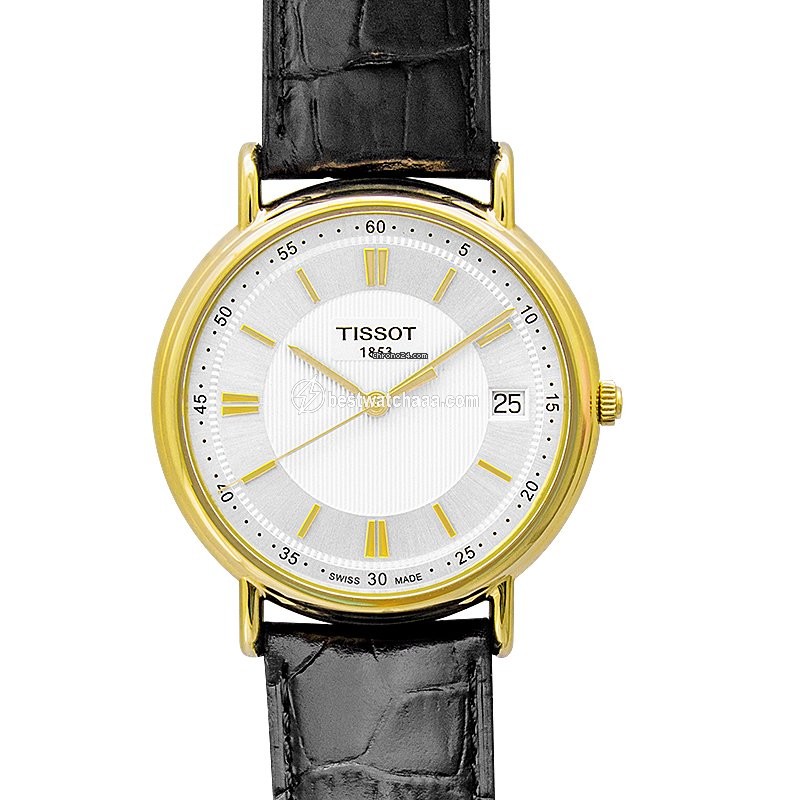 IMG_9085 Tissot Carson Mens watch Unisex Quartz Yellow gold T907.410.16.031.00 Replica 2