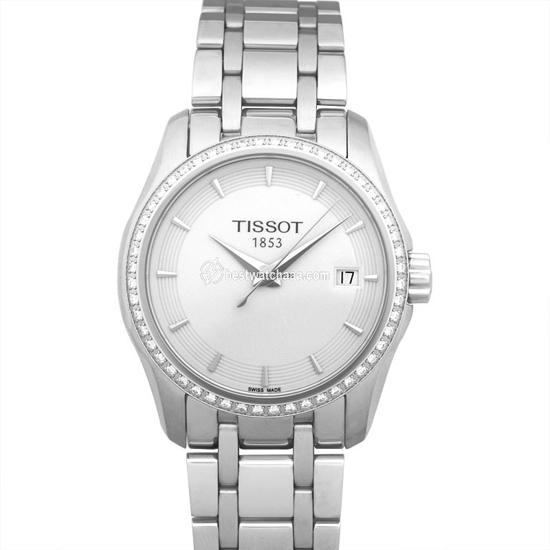 IMG_9085 Tissot Couturier Womens watch Quartz Steel T035.210.61.011.00 Replica 2